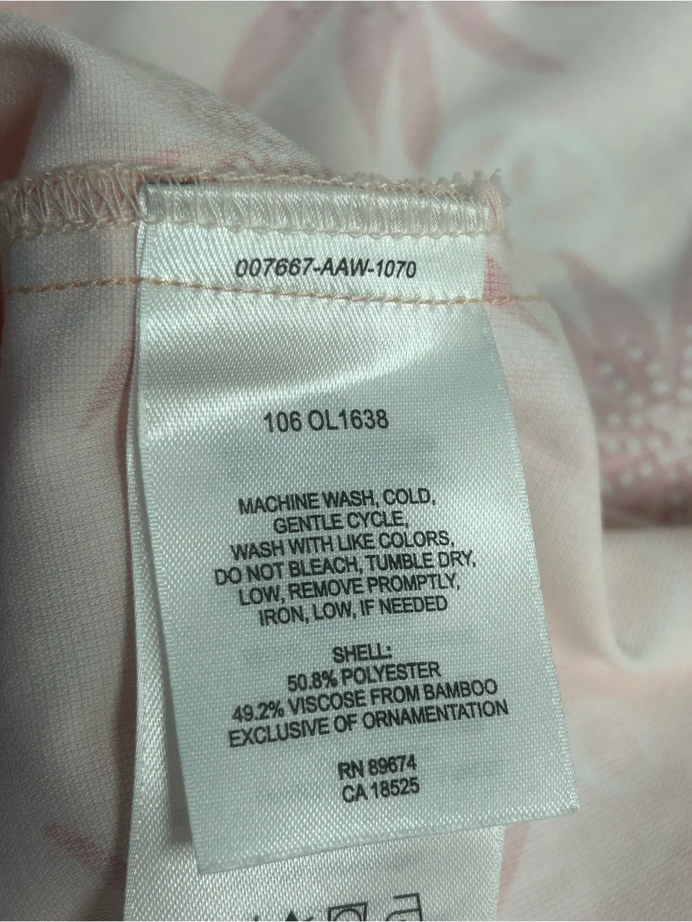 Mountain Hardwear Pink Floral Button-Down Shirt